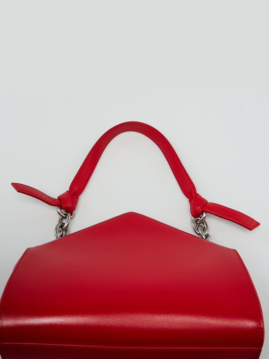 Bottega Veneta Red Leather The Tip Shoulder Bag | Yoogi's Closet