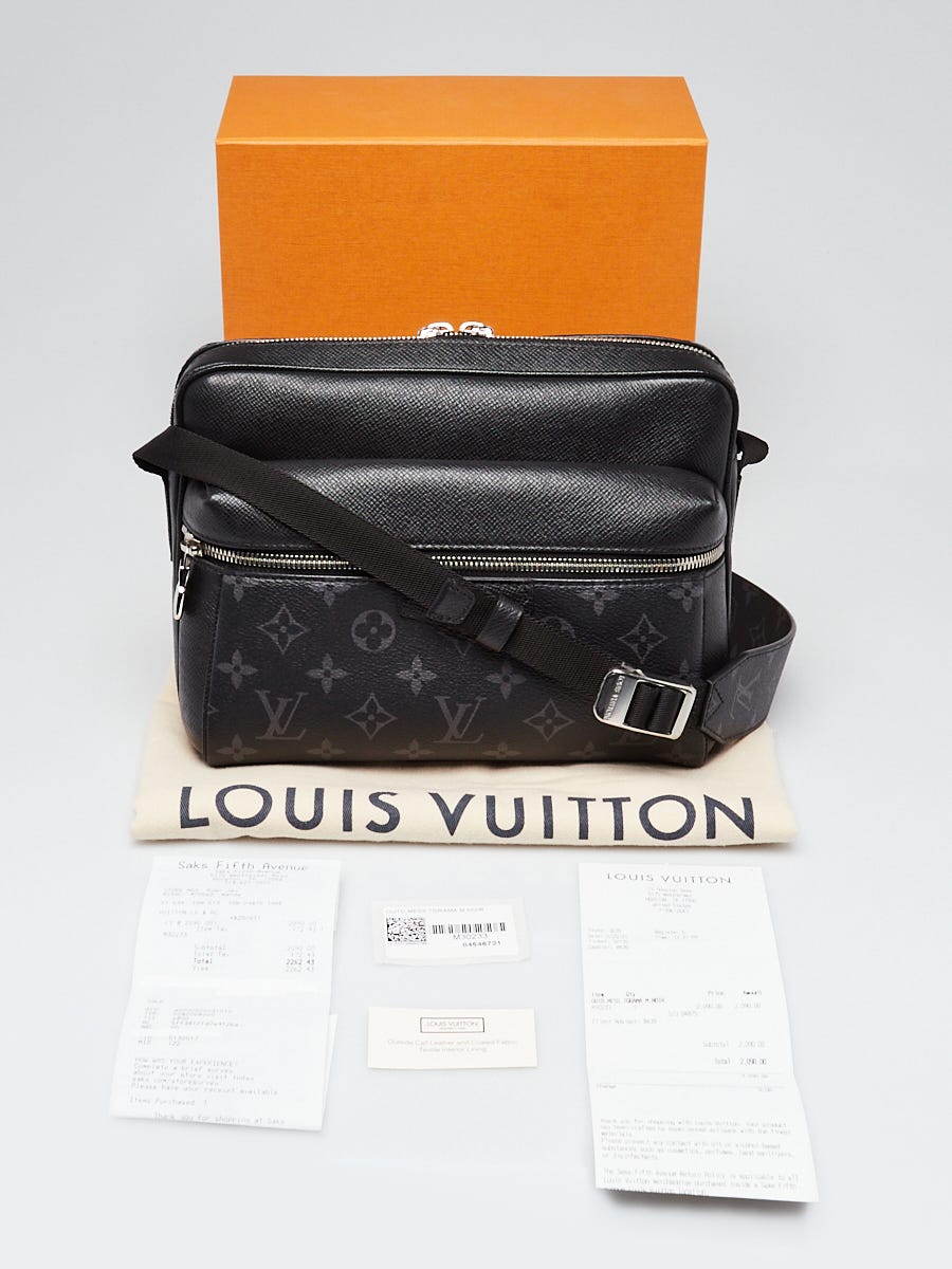 RvceShops's Closet - louis vuitton pre owned sac coussin gm shoulder bag  item - Louis Vuitton Black Monogram Taigarama Canvas Outdoor Messenger Bag