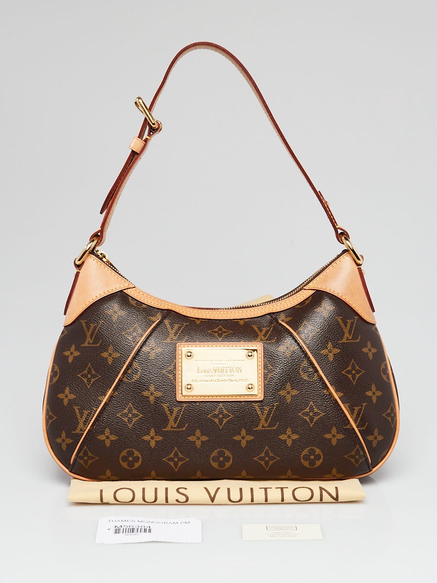 Louis Vuitton Thames Handbag Monogram Canvas PM - ShopStyle Shoulder Bags