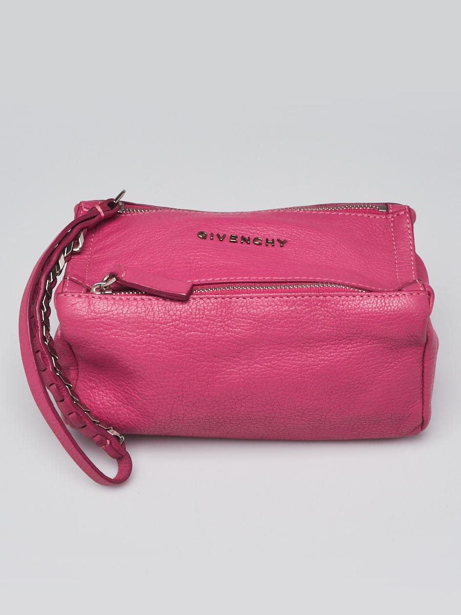 Givenchy Purple Sugar Goatskin Mini Pandora Wristlet Bag | Yoogi's