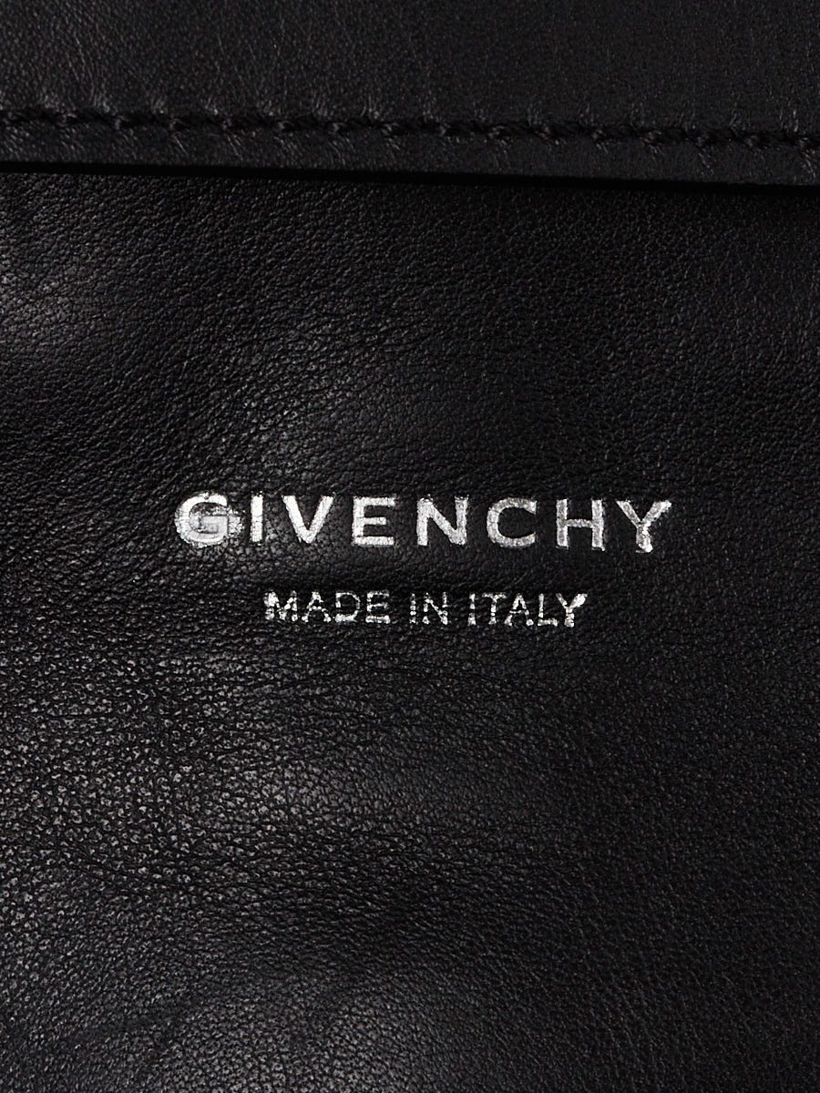 Givenchy Black/Multicolor Floral Printed Leather Buckle Clutch Bag