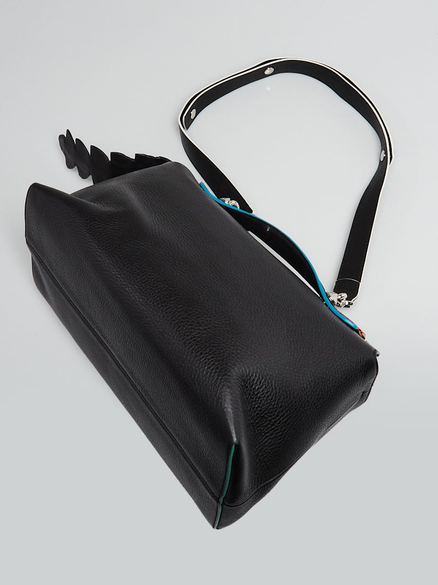 Fendi Black Calfskin Leather Large By the Way Bag 8BL125 | Yoogi's
