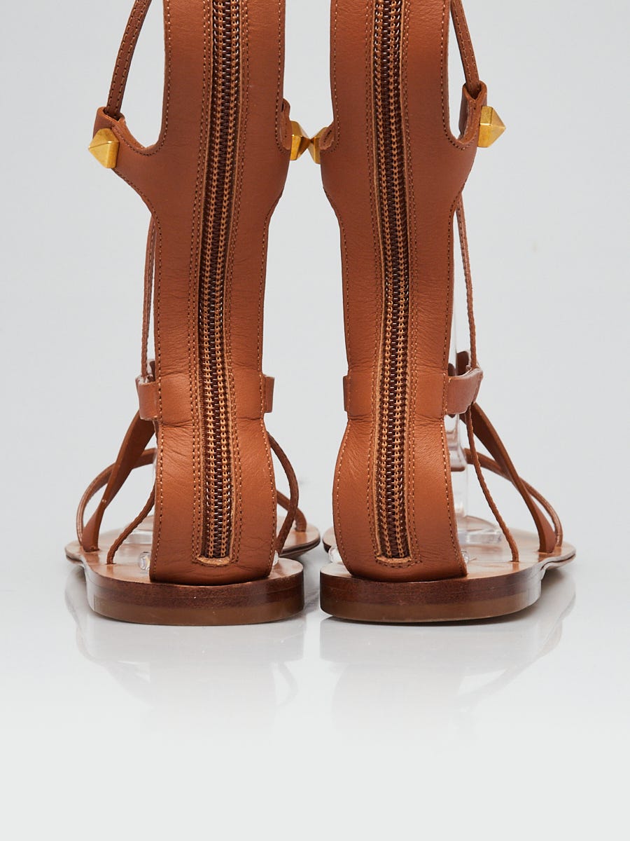 American Eagle Outfitters | Shoes | American Eagle Outfitters Brown Leather  Strappy Gladiator Sandals Size 6 | Poshmark