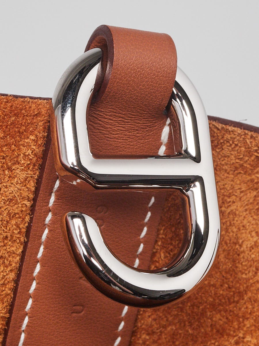 In-the-loop leather bag Hermès Gold in Leather - 36435167