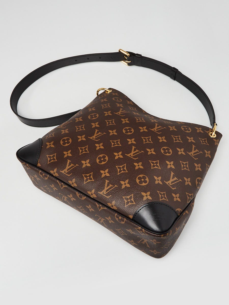 Louis Vuitton Black Monogram Canvas Odeon NM MM Tote Bag - Yoogi's Closet