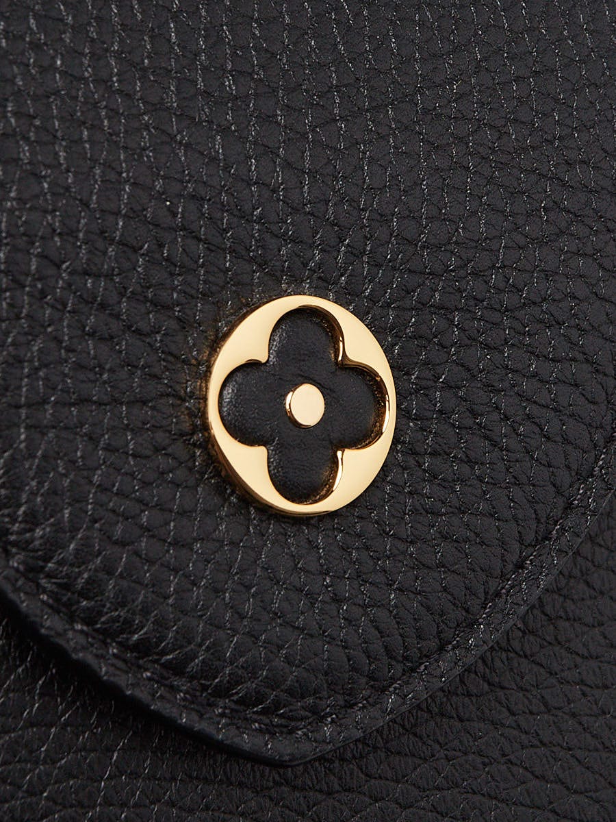 LOUIS VUITTON BLACK TAURILLON LEATHER FLOWER CROWN CAPUCINES PM W/ STRAP  for sale at auction on 29th October