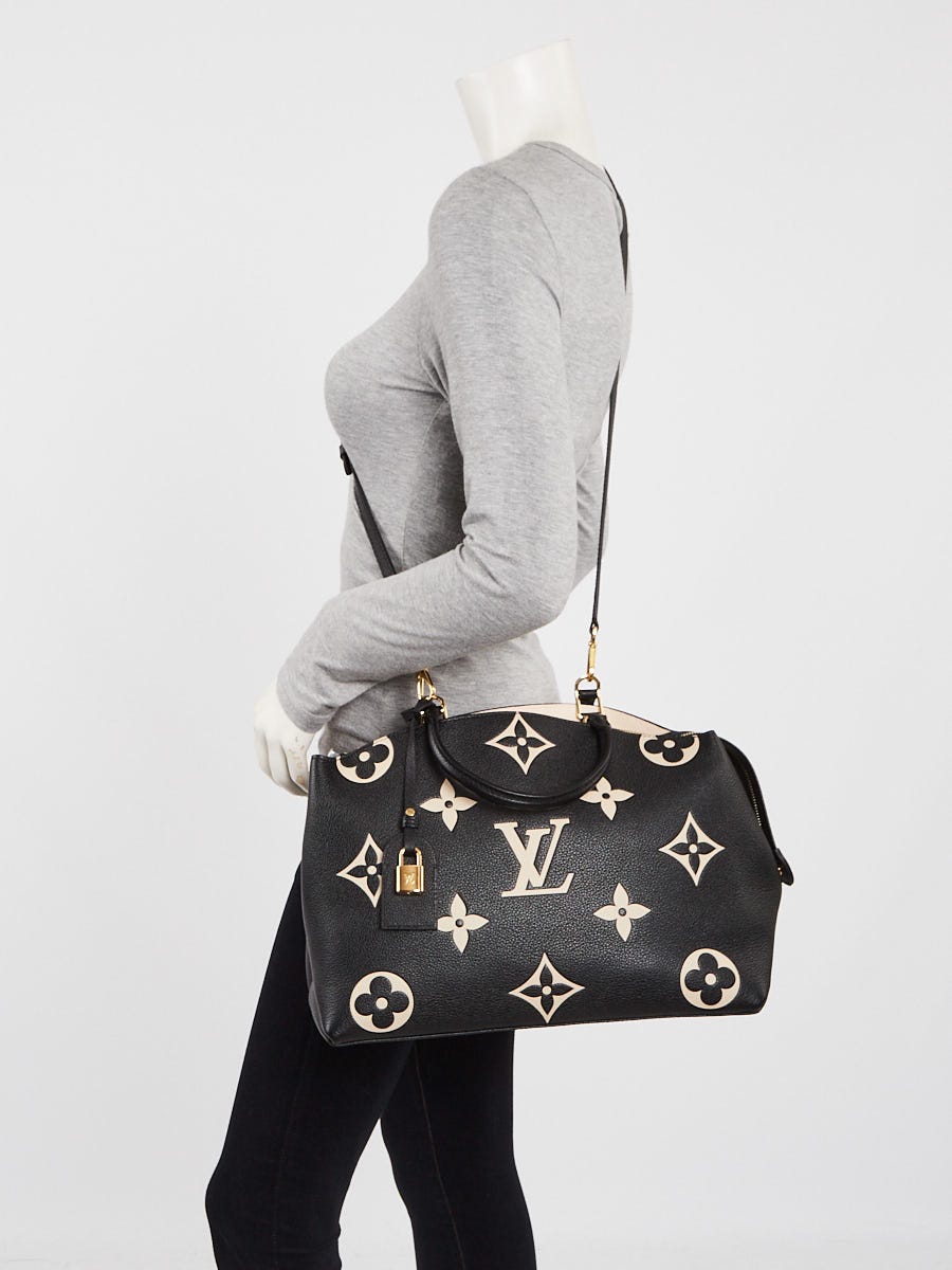 Louis Vuitton Bi-Color Black/Cream Monogram Empreinte Leather