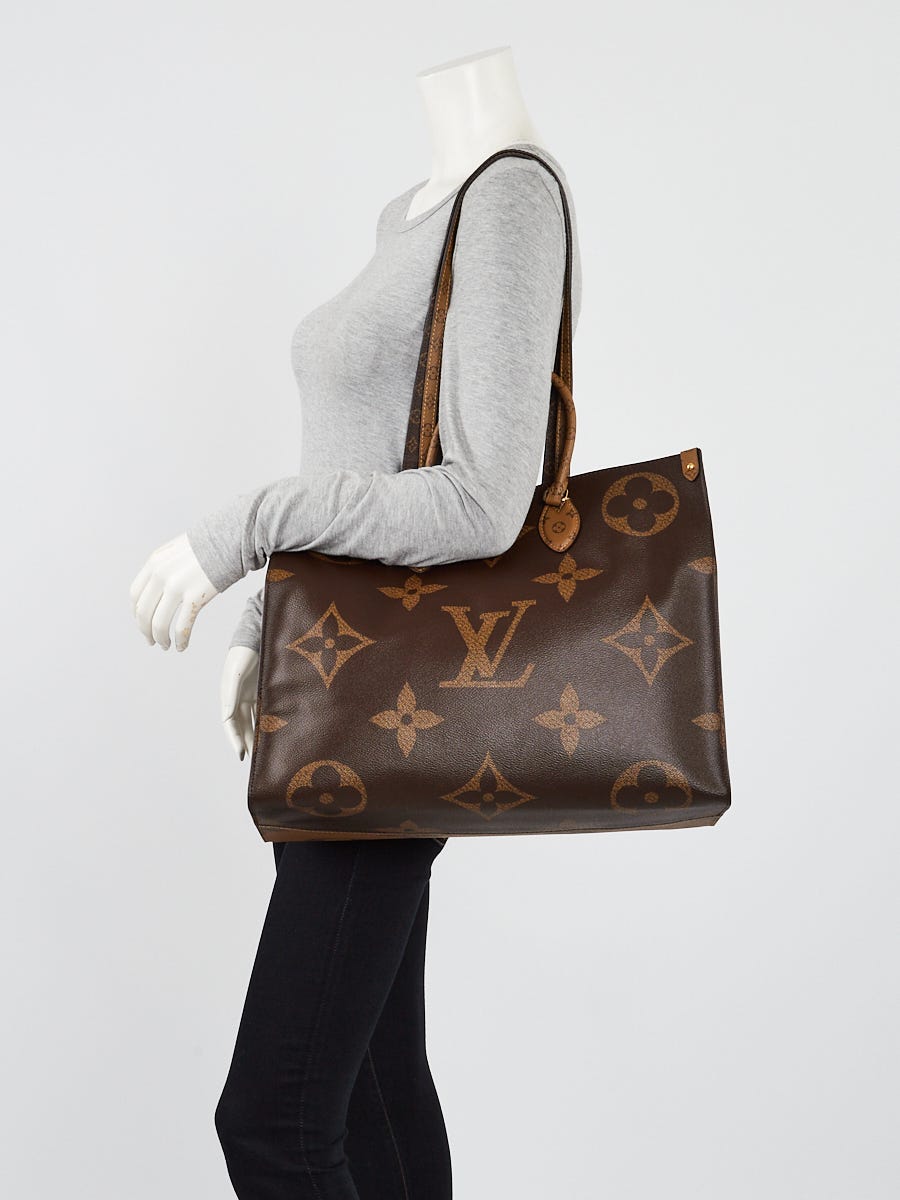 Louis Vuitton Monogram Reverse Canvas Onthego GM Bag - Yoogi's Closet