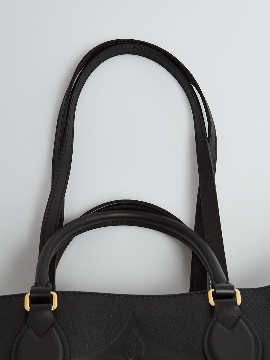 lv on the go tote black
