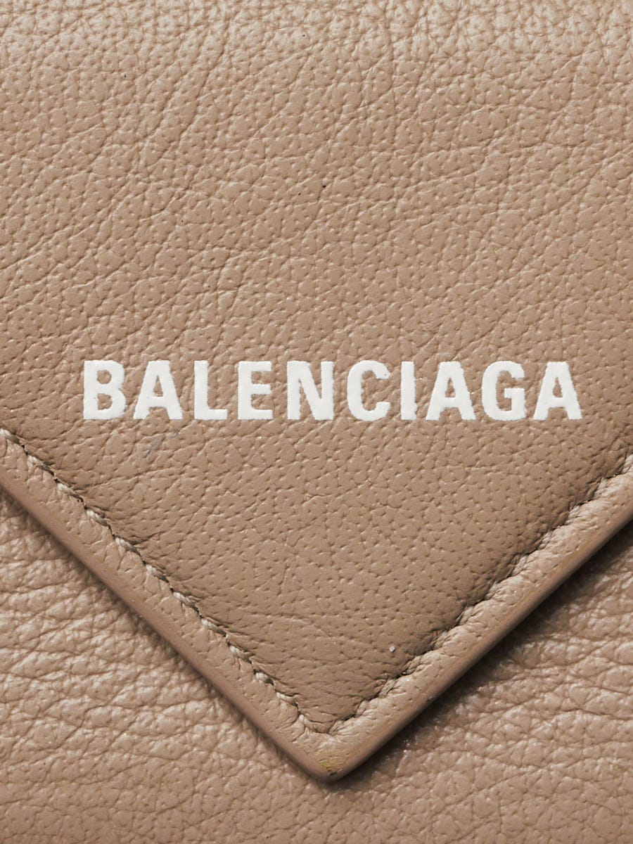 Balenciaga Papier Mini Wallet - Black - - Calfskin