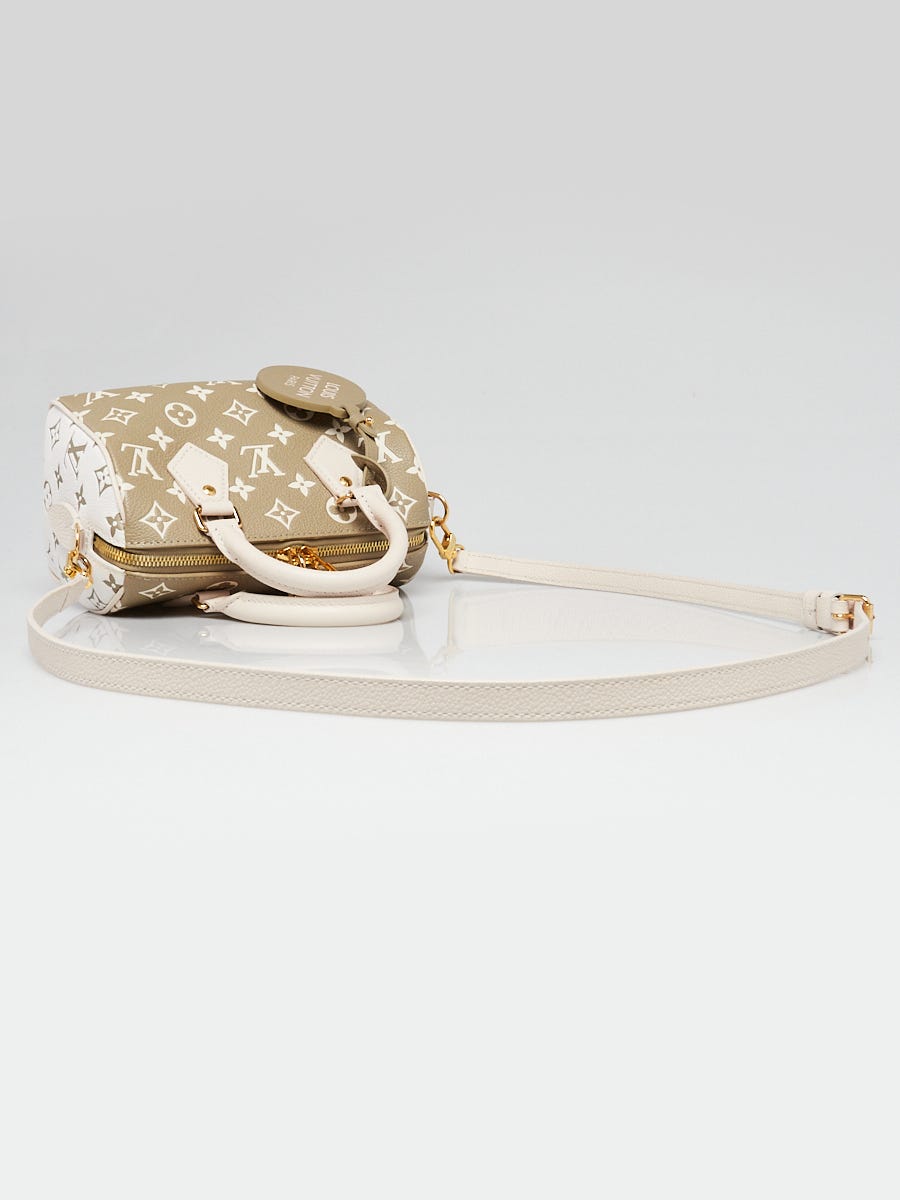 NWT LOUIS VUITTON SPEEDY 20 SPRING IN THE CITY BANDOULIERE KAKI BEIGE SOLD  OUT
