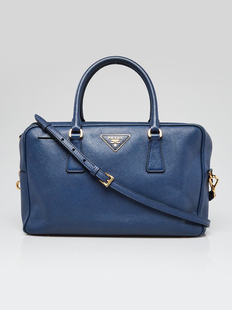 Bluette Saffiano Leather Work Bag