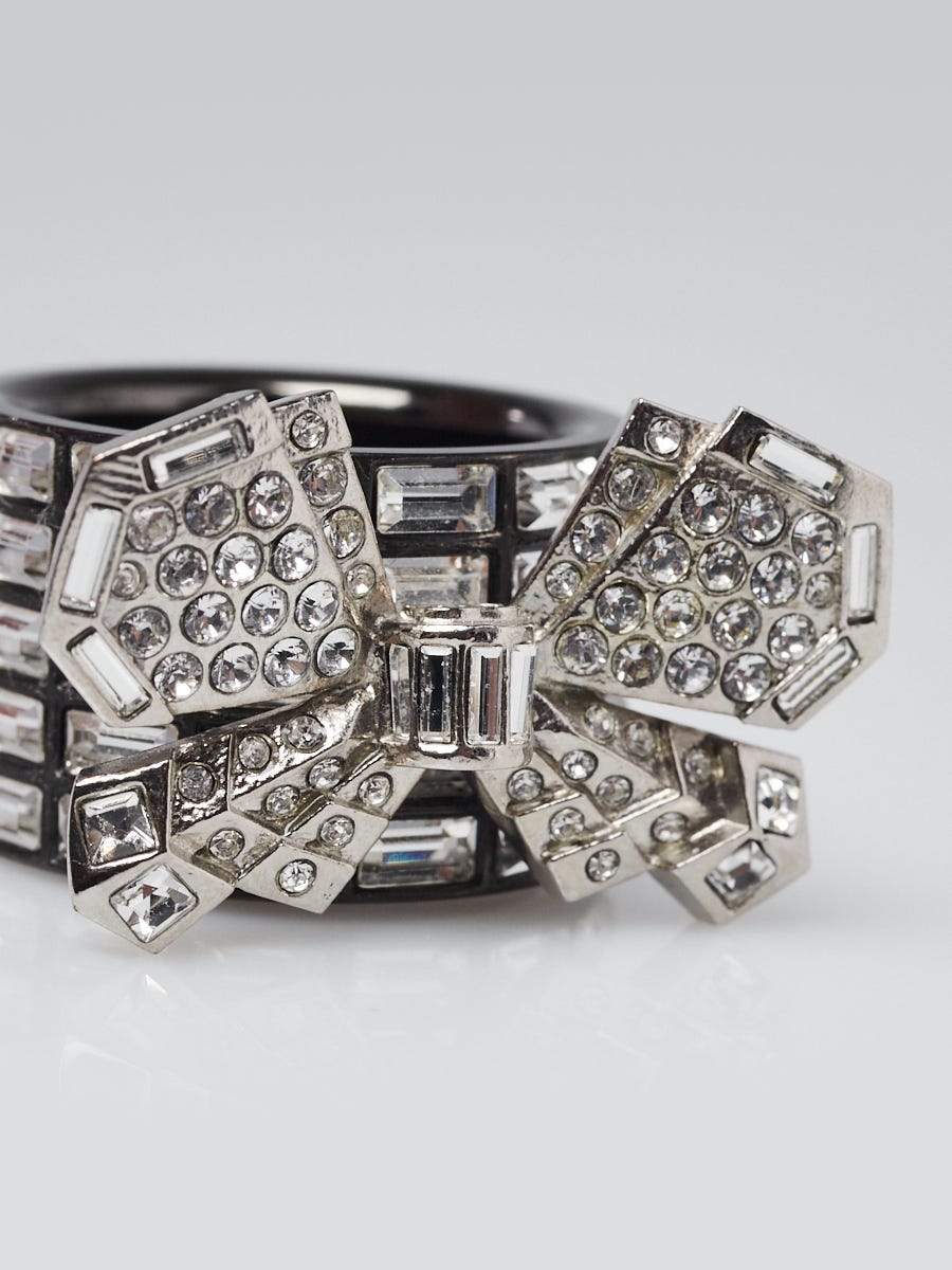 Chanel Crystal Bow Brooch Auction