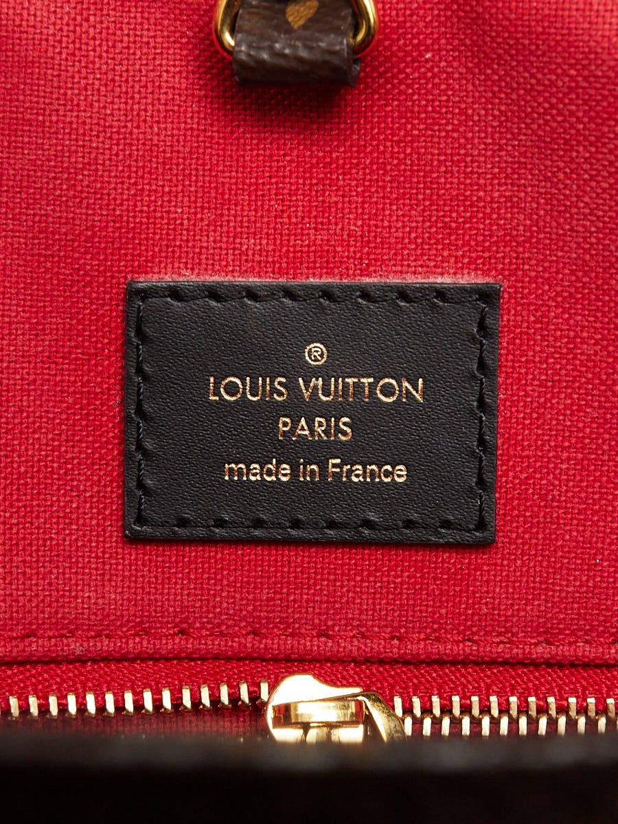 LOUIS VUITTON Onthego Size PM Red M46373 Monogram Reverse Canvas