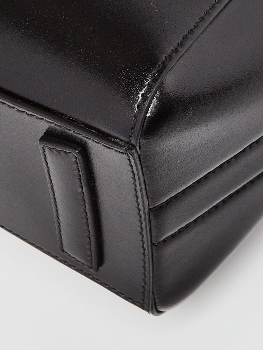 GIVENCHY Box Calfskin Mini Lock Antigona Shoulder Bag Black 941434