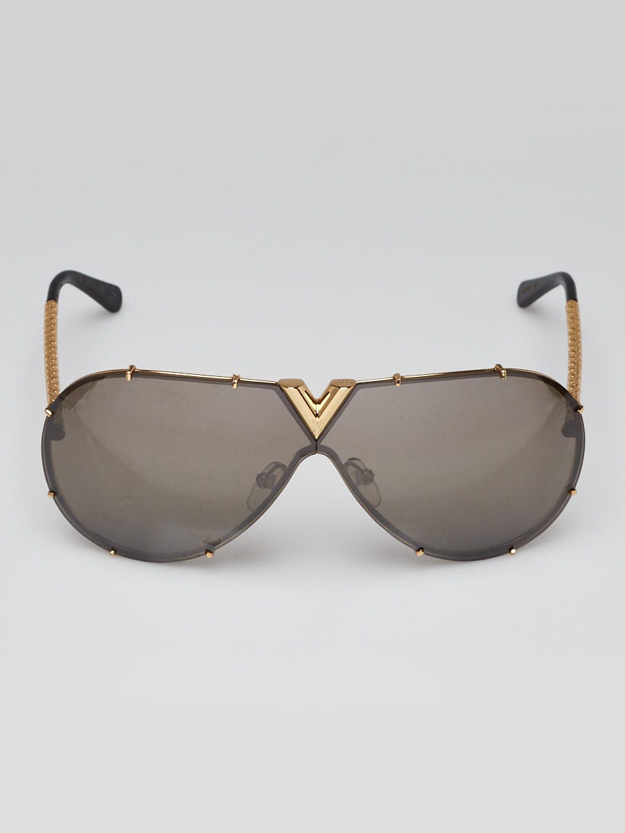 Drive sunglasses Louis Vuitton Metallic in Metal - 35535748