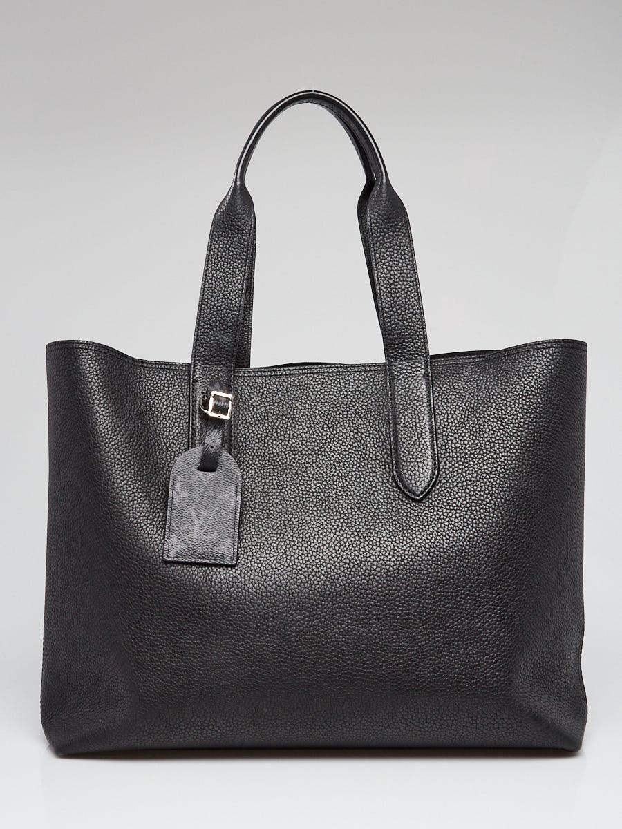 Louis Vuitton Black Taurillon Leather Fold Tote Bag Louis Vuitton