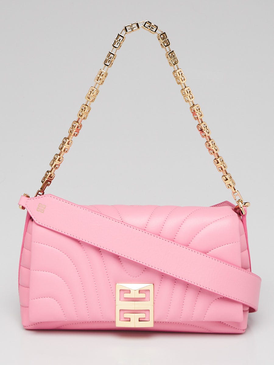 Quilted Pink Large Crossbody Bag