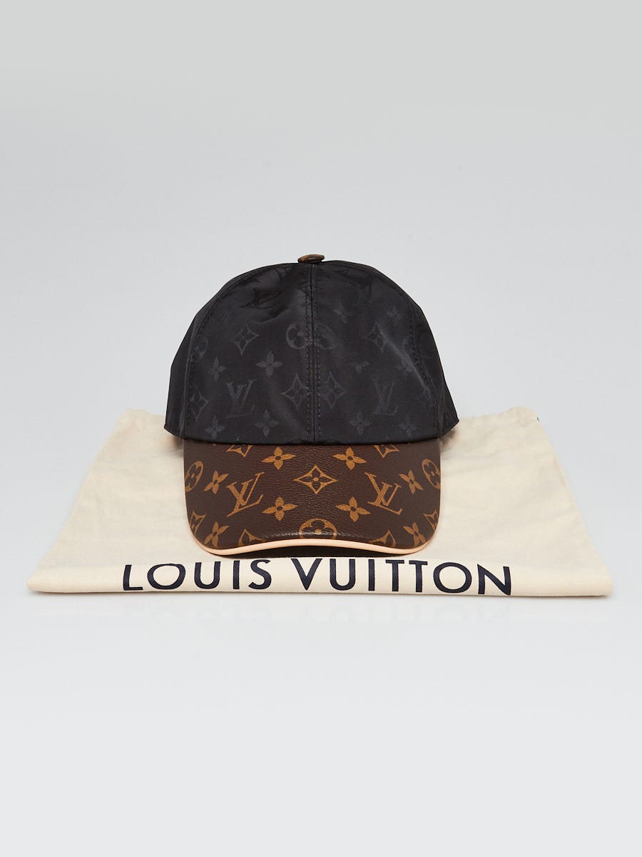 Louis Vuitton Black/Brown Monogram Canvas/Nylon Get Ready Cap
