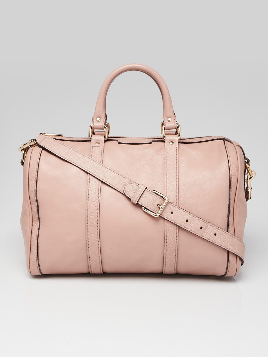 GUCCI Women's Boston Bag Leather in Pink