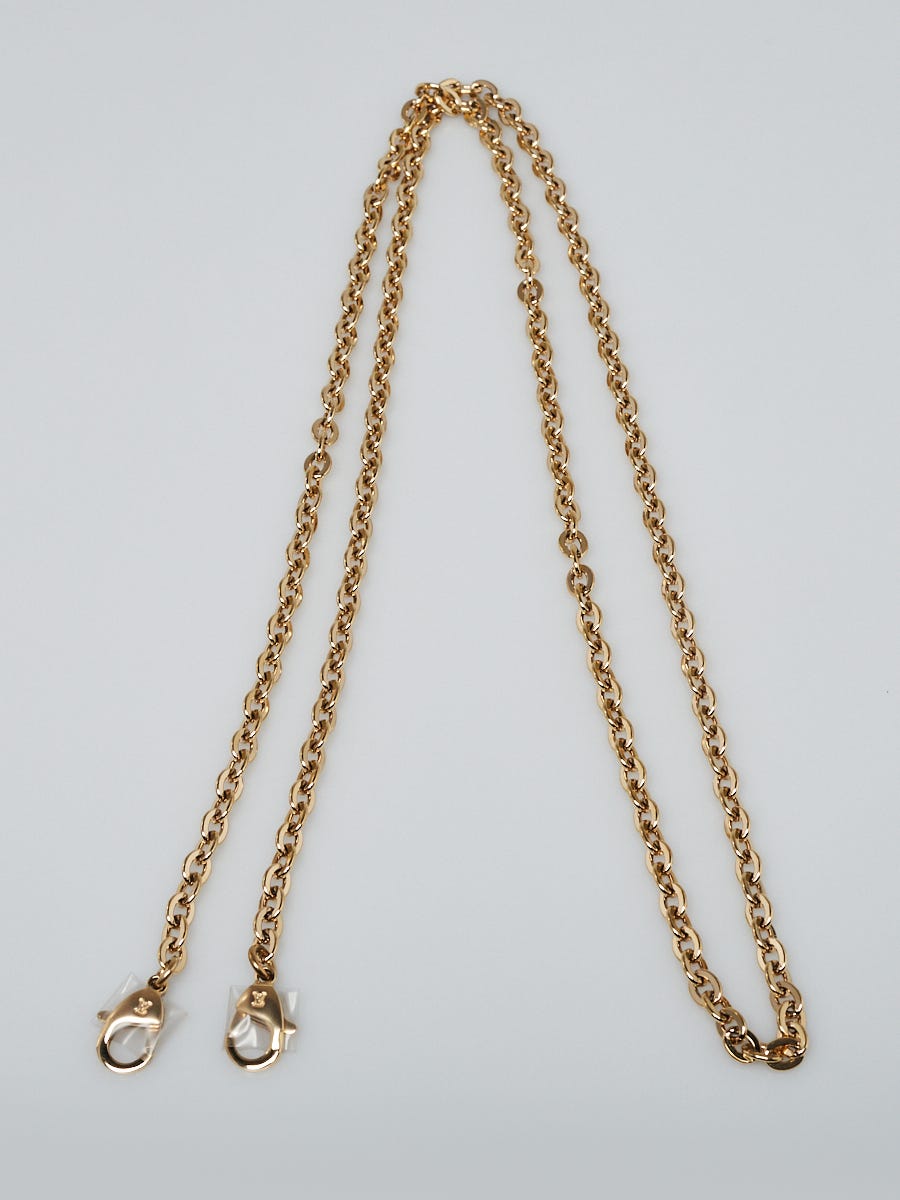 Louis Vuitton Goldtone Metal Felicie Chain Strap Yoogi s Closet