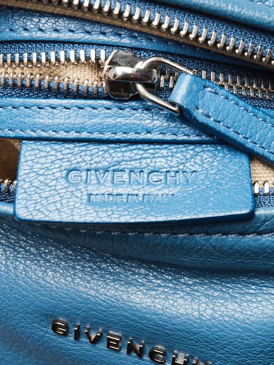 Givenchy Blue Sugar Goatskin Leather Mini Pandora Bag | eBay