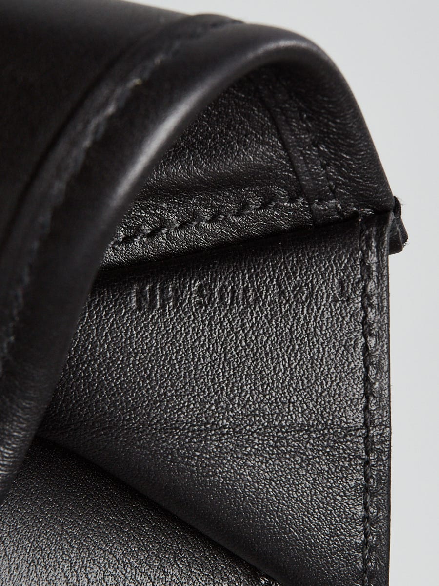 Hermès Jige Touch 29 Clutch Bag In Black Ombre Swift Lizard