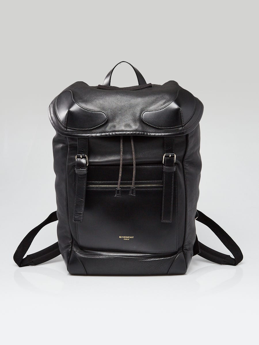 Givenchy Black Leather Drawstring Rider Backpack Bag Yoogi s Closet