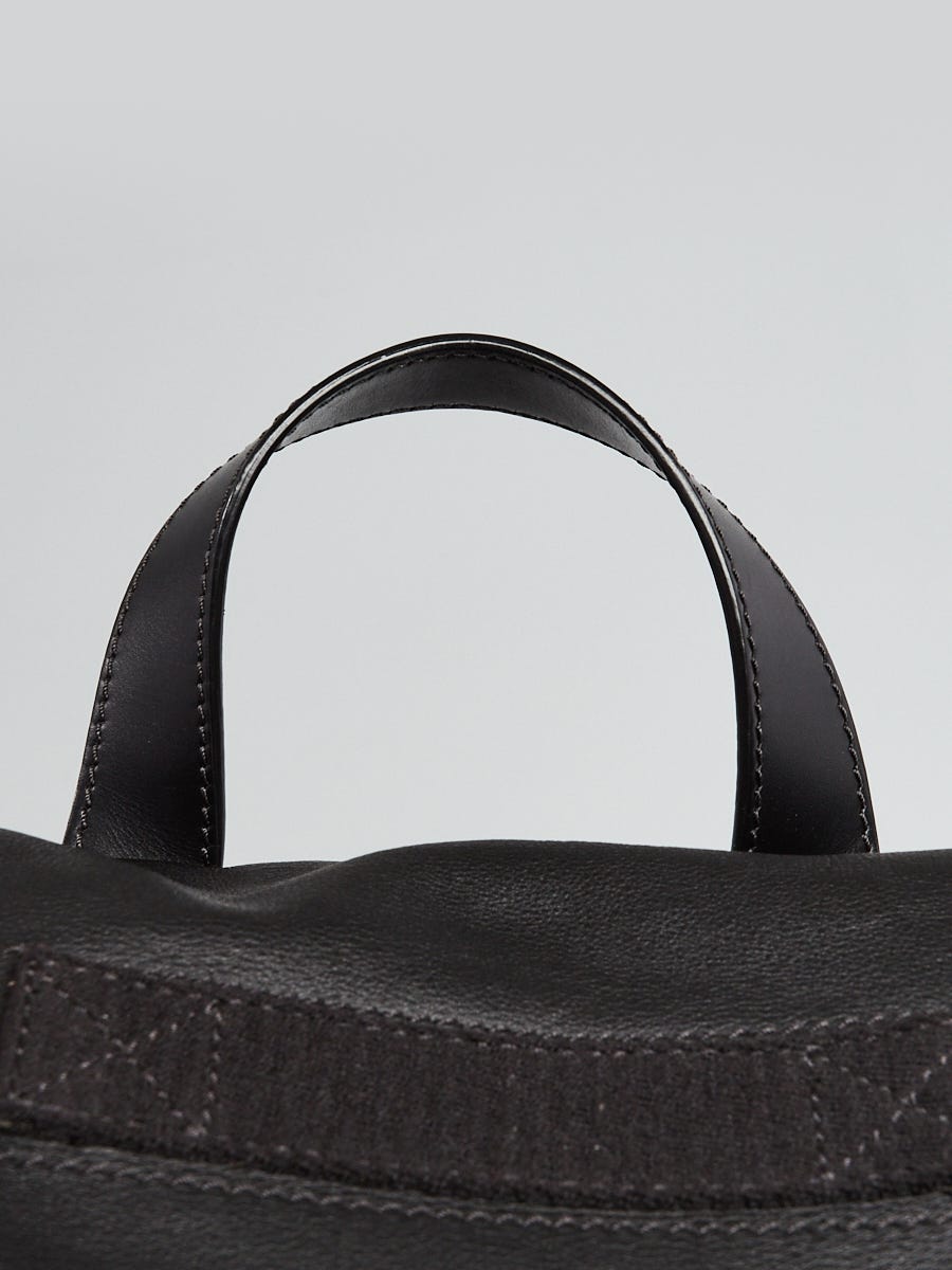 Givenchy Black Leather Drawstring Rider Backpack Bag  display picture 2
