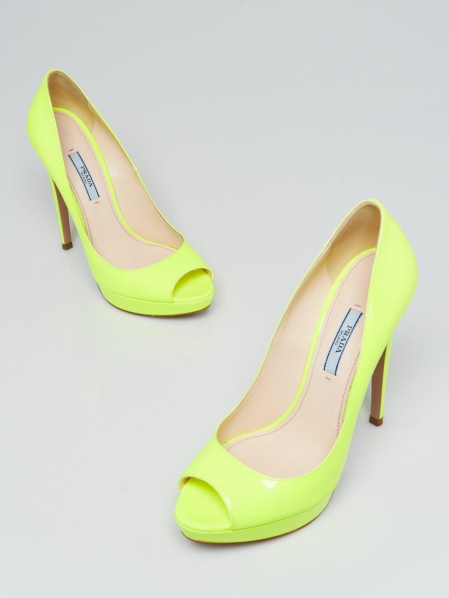 Yellow Strappy Stiletto Heel Court Shoes | New Look
