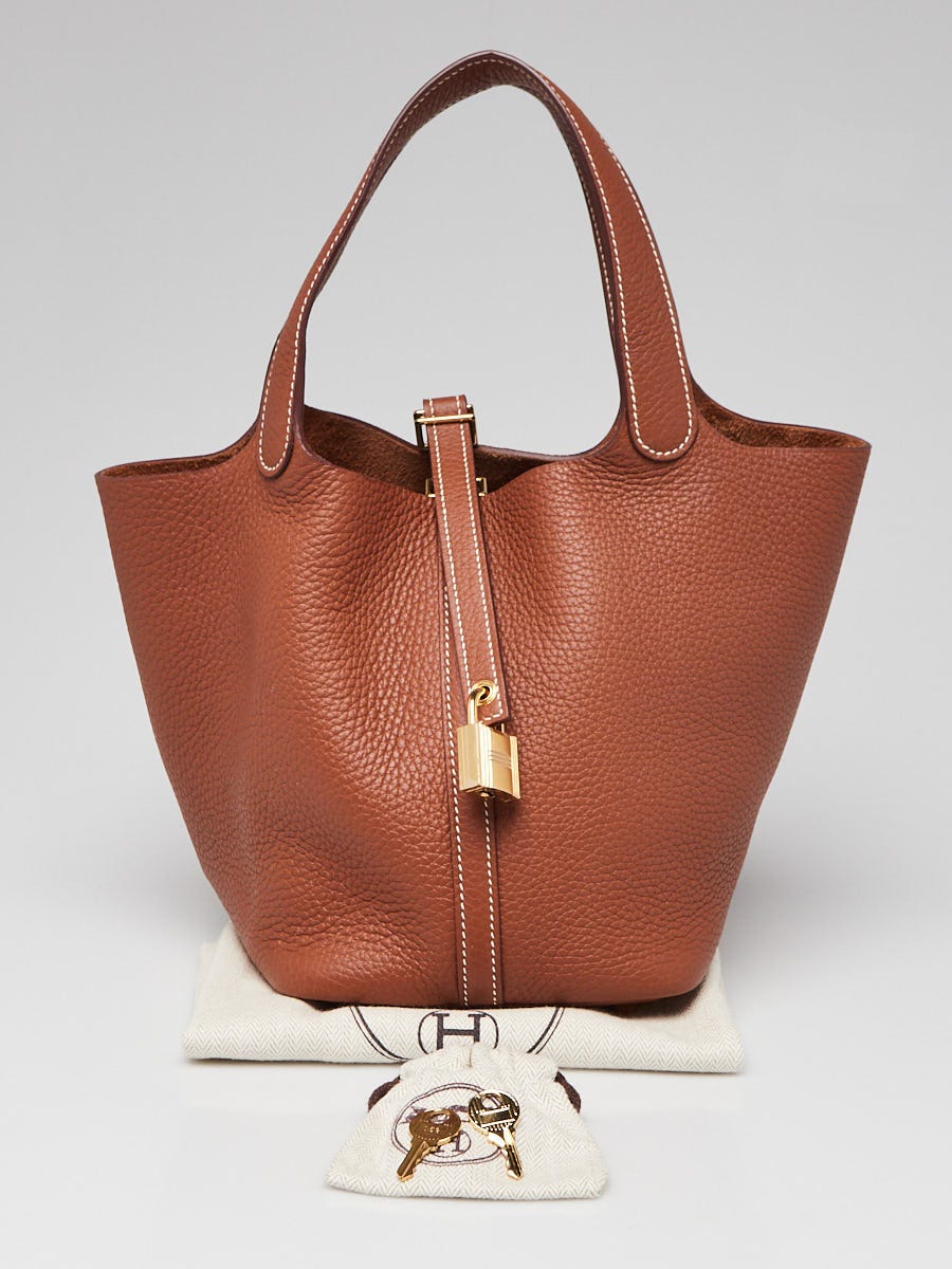 HERMES ゴールドピンバッジ 箱付き HERMES お洒落 クラッチ ポーチ 本革 Zipengo GM Chaine d'Ancre