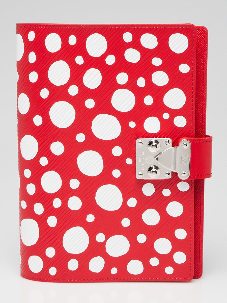 Louis Vuitton x YK Red Epi Leather Infinity Dots Paul Notebook Cover -  Yoogi's Closet