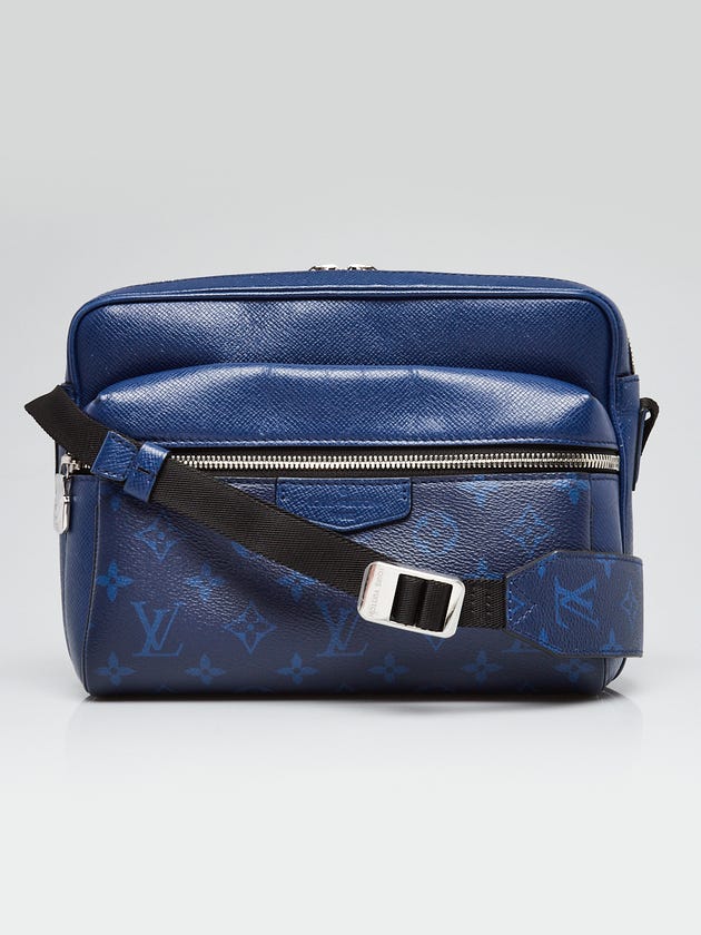 Louis Vuitton Cobalt Monogram Taigarama Canvas Outdoor Messenger Bag