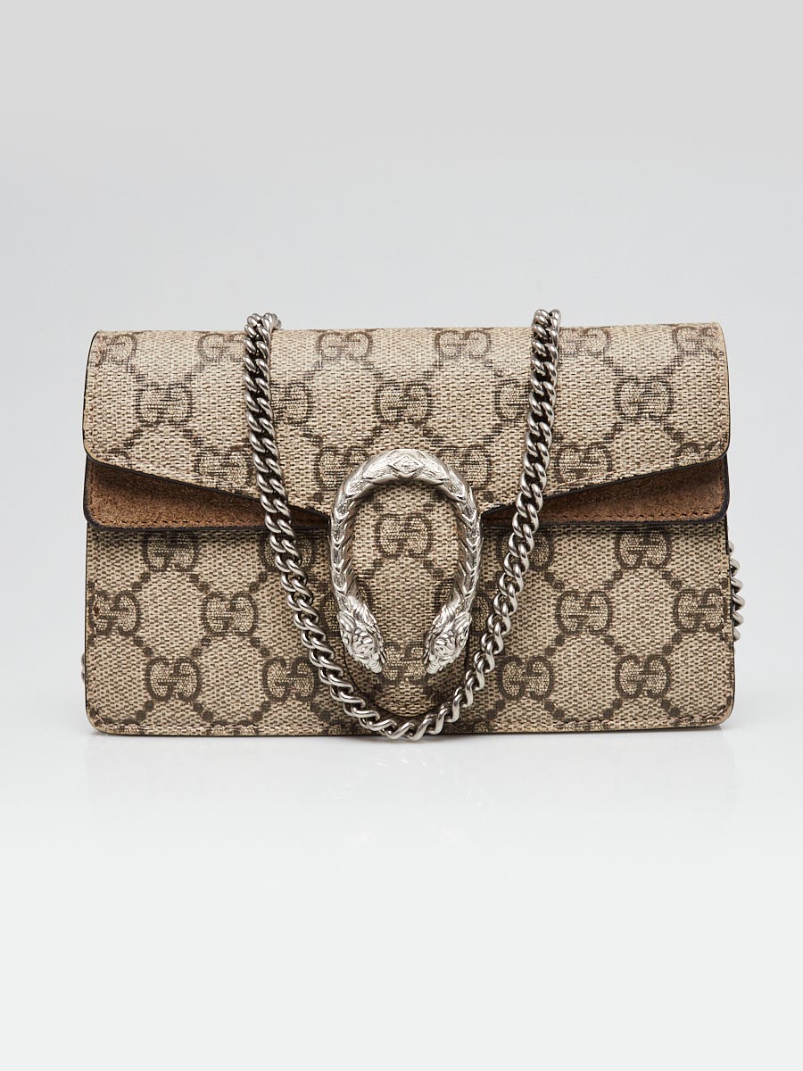 Gucci Dionysus Mini Bag GG Supreme Beige/Ebony