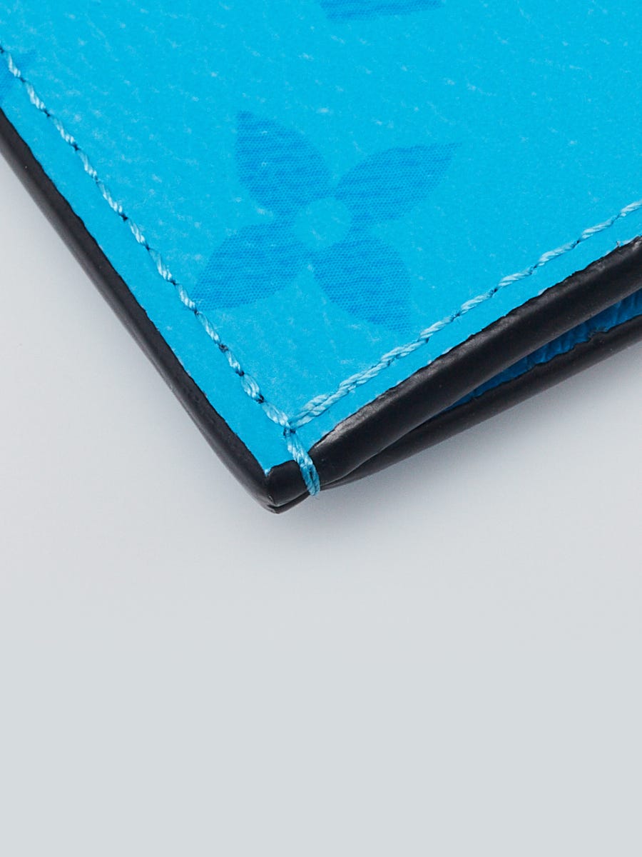 送料込◆希少品【LOUIS VUITTON】ダブルカードホルダー Sky Blue Double Card Holder Monogram Other - Bags and Small Leather