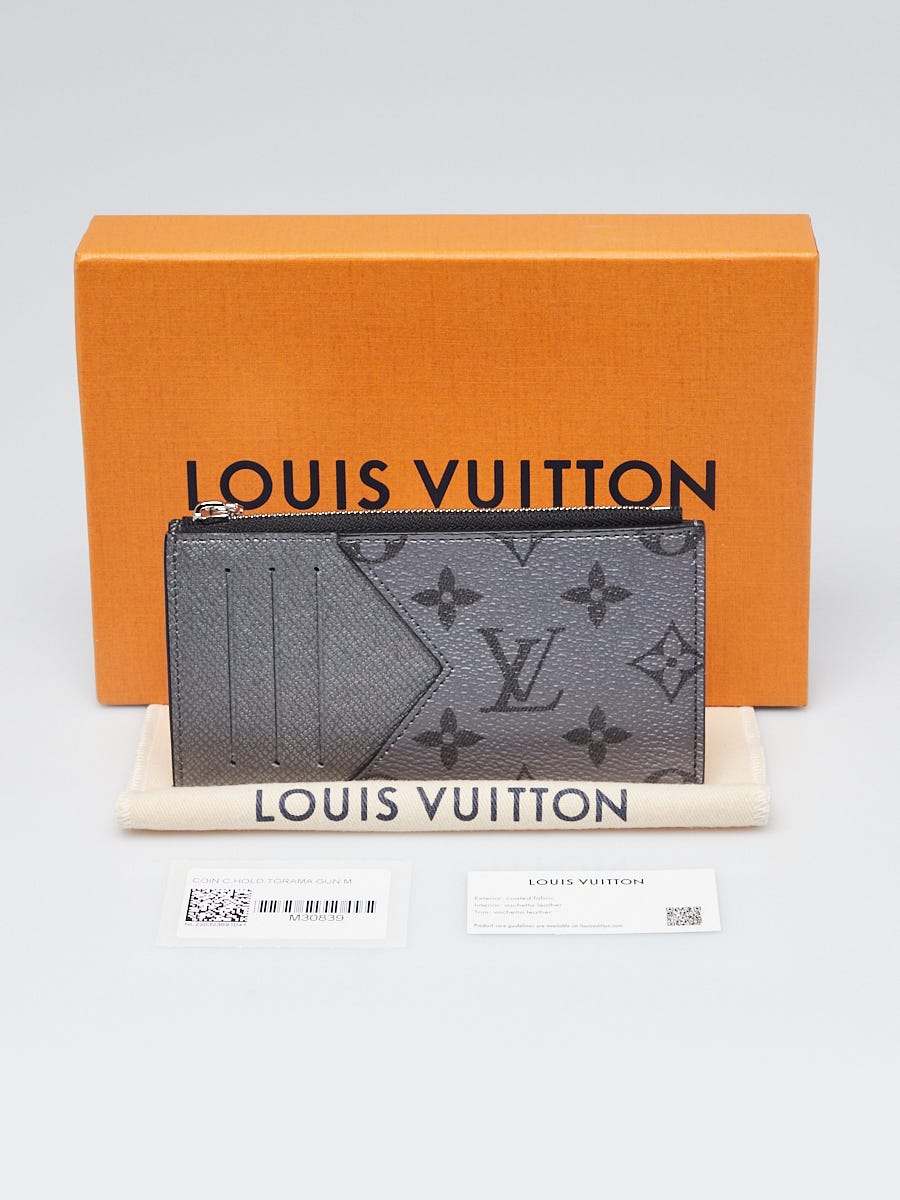 Louis Vuitton Gun Metal Monogram Canvas Coin Card Holder