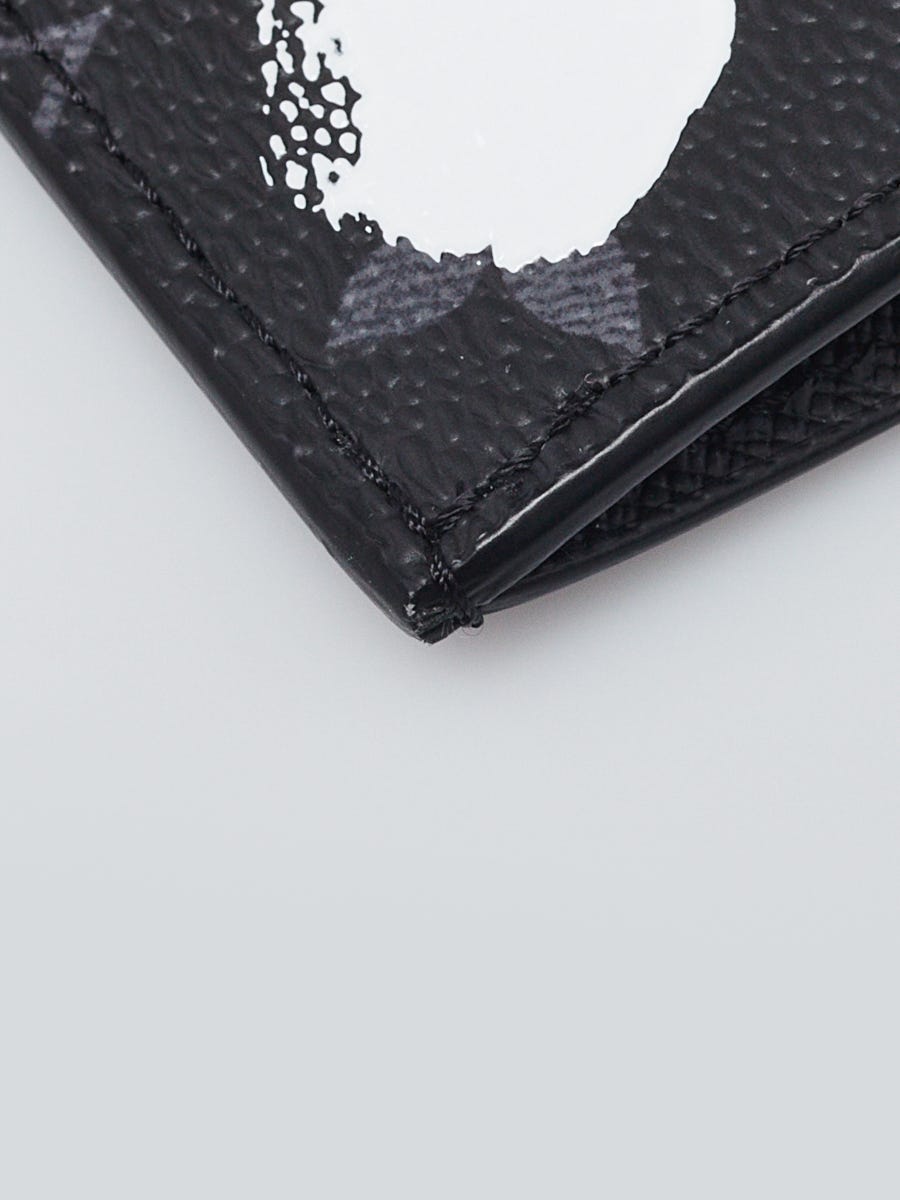 Louis Vuitton x Yayoi Kusama Monogram Eclipse Canvas Dots Coin Card Holder Wallet