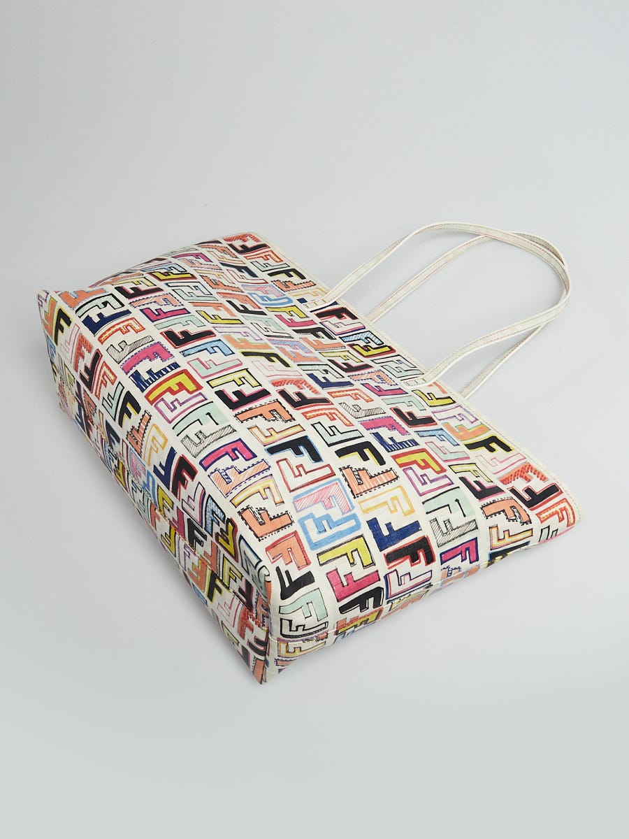 Fendi Multicolor Zucca Print Roll Tote Bag 8BH185 | Yoogi's
