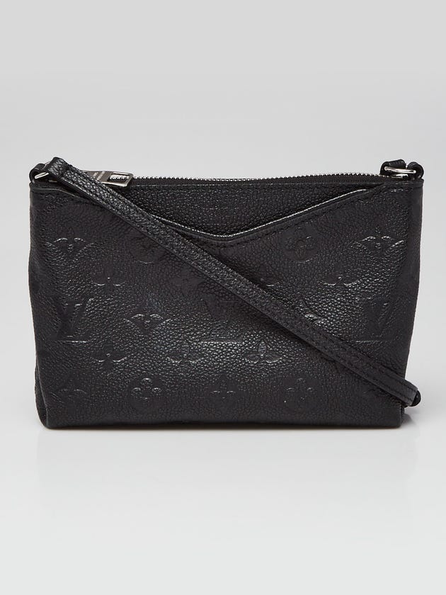 Louis Vuitton Black Monogram Empreinte Leather Pallas Pochette Crossbody Bag