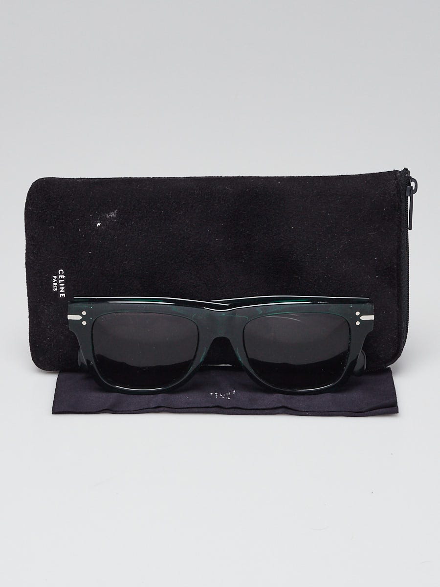 Celine Green Acetate Tilda Sunglasses-41046/F/S | Yoogi's Closet
