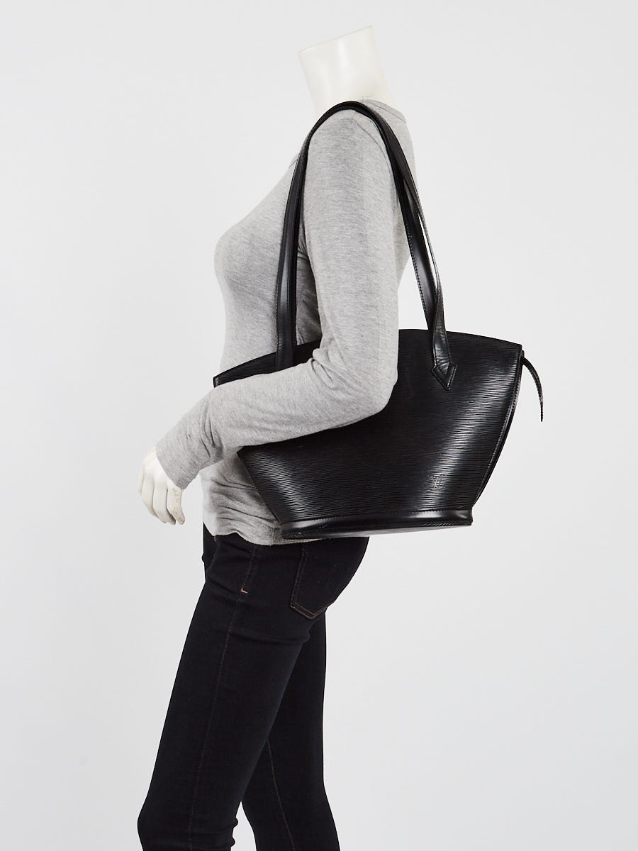 Louis Vuitton Black EPI Leather Saint Jacques PM Bag