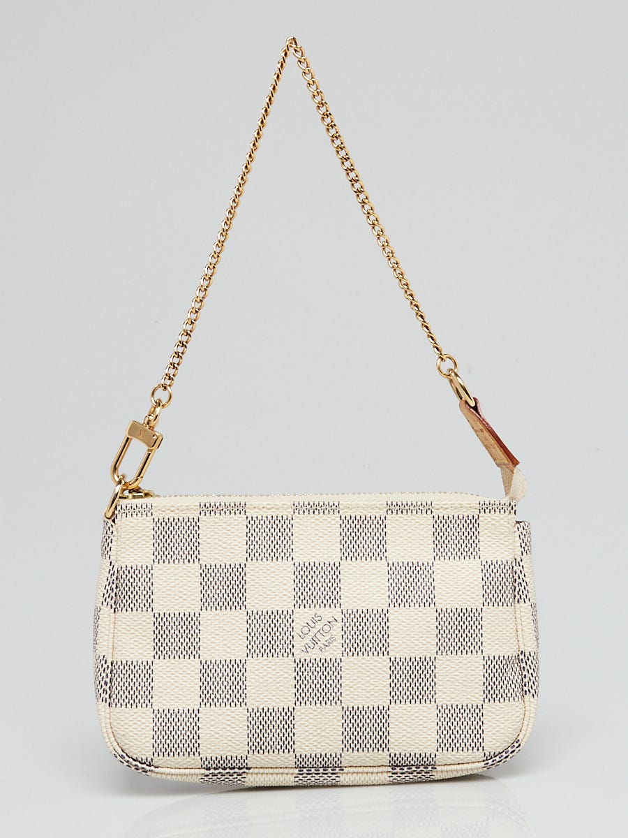 Louis Vuitton Damier Azur Canvas Mini Accessories Pochette Bag - Yoogi's  Closet