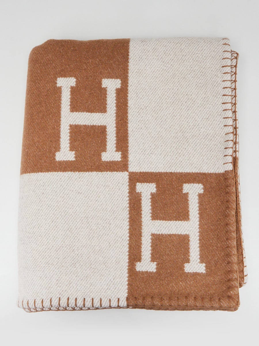 Brown Merino Wool/Cashmere Avalon III Throw Blanket