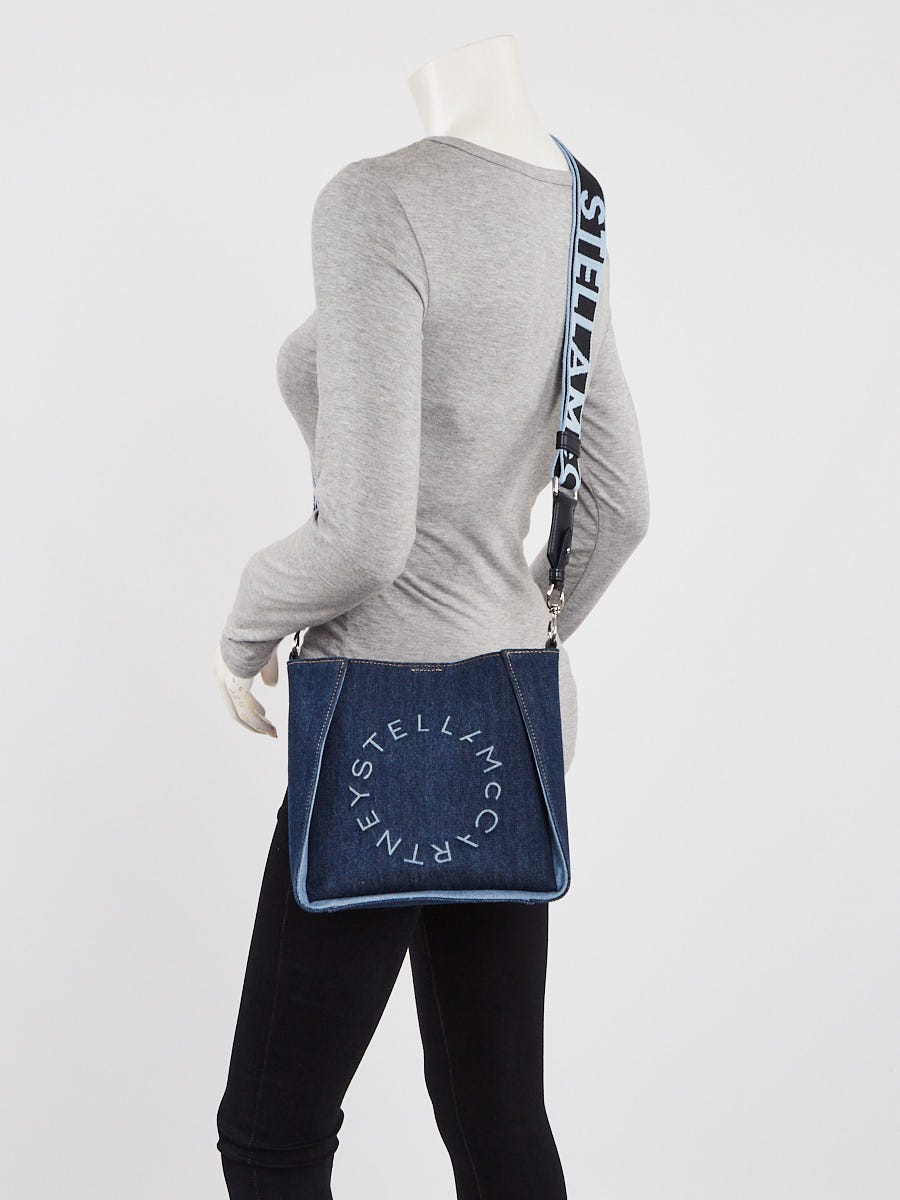 【関税&送料込】Stella Mccartney Midnight Blue Alter Mat Car Crossbody bag Stella McCartney Blue in Suede - 38783563
