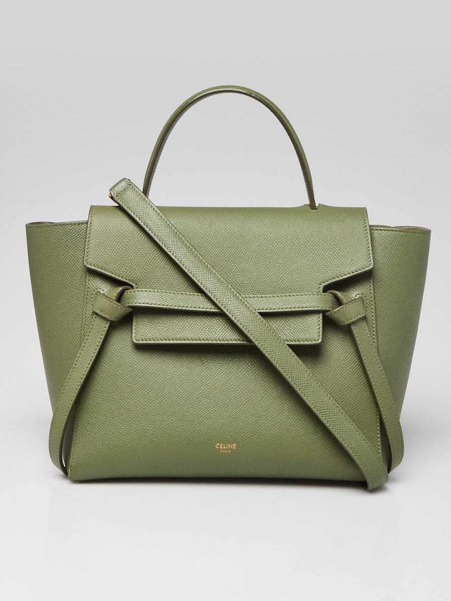 Celine micro belt best sale bag green