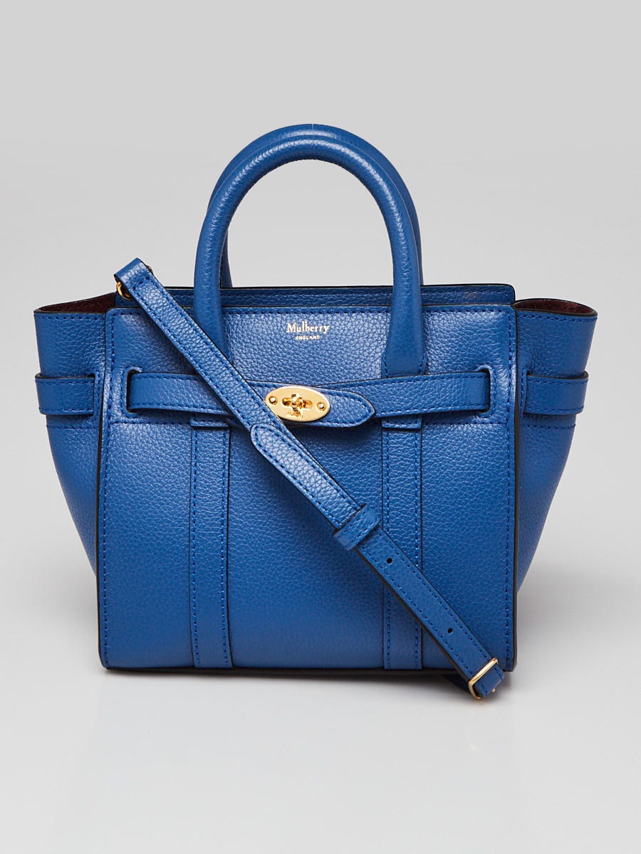 Blue mulberry purse on sale