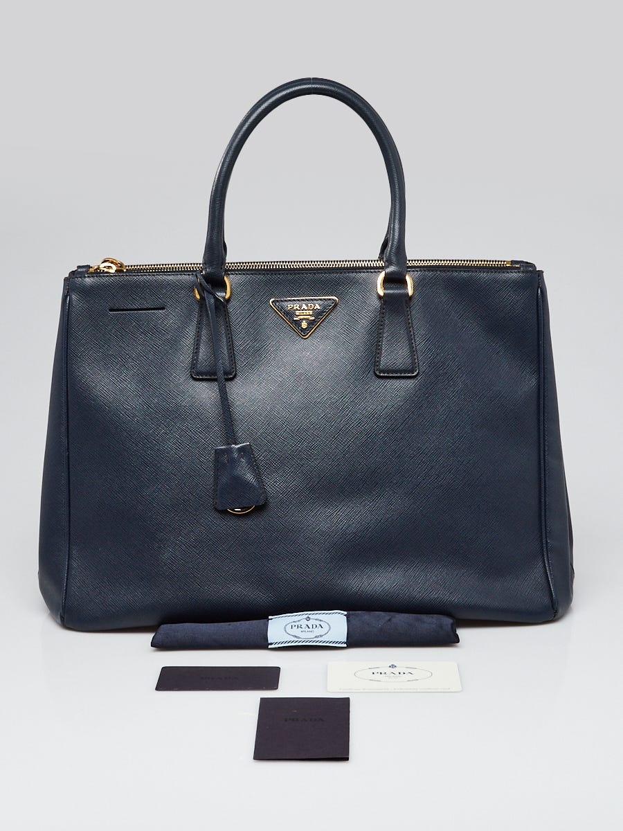 Prada Textured Camera Bag in Blue