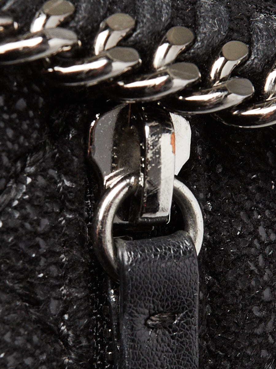 Stella McCartney Black Quilted Faux Leather Falabella Mini Stella McCartney Black Quilted Faux Leather Falabella Mini