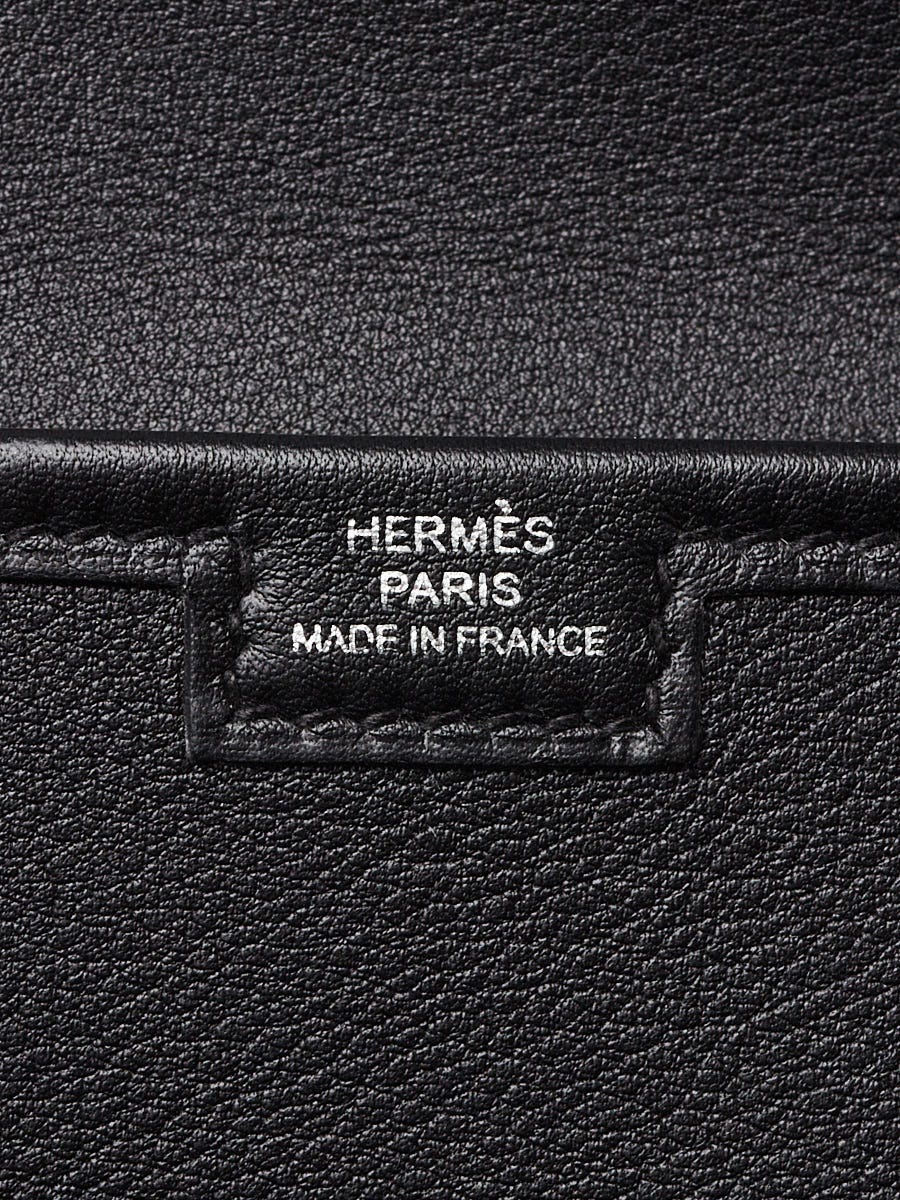 Leather clutch bag Hermès Black in Leather - 34764516