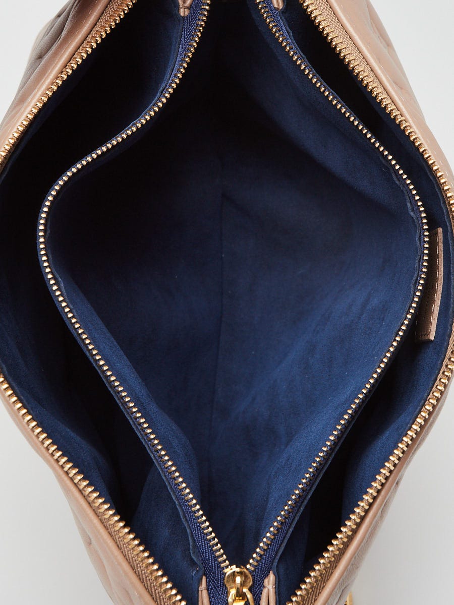 Louis Vuitton Cream Monogram Embossed Lambskin Leather Coussin PM Bag -  Yoogi's Closet